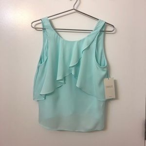 NWT Zara Trafaluc Light Blue Tank